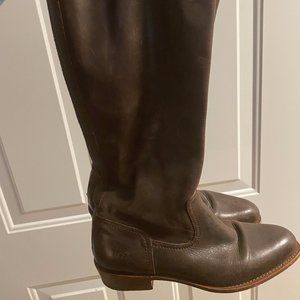Frye Dorado Inside Zip - Brown Size 8